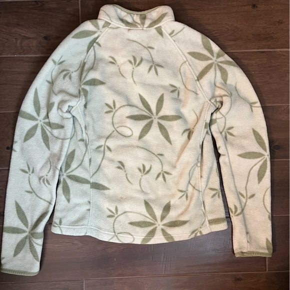 SOLD Patagonia Vintage Y2K Floral Synchilla Pullover Fleece - Picture 4 of 7
